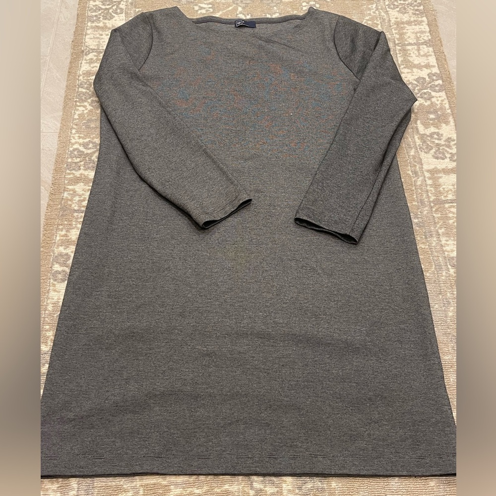 GAP Charcoal Long Sleeve Dress